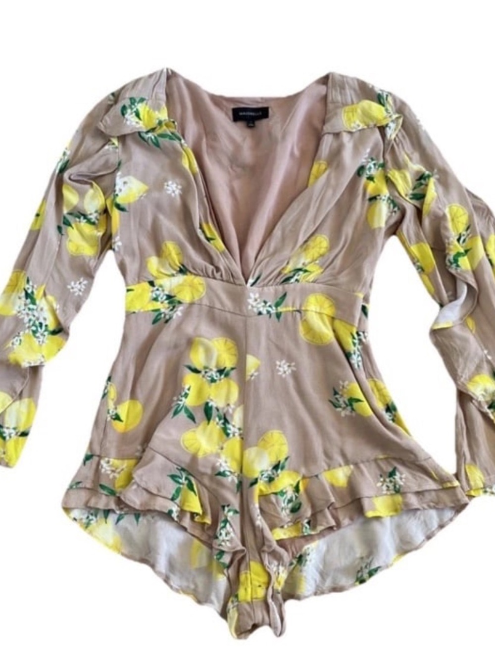 Majorelle Devon Lemon Romper  Size Small - Picture 2 of 7
